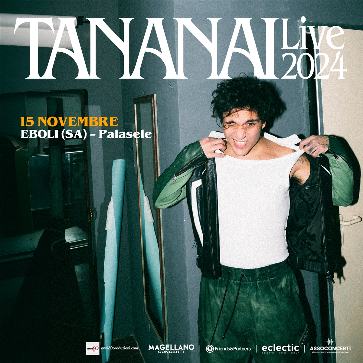 TANANAI LIVE 2024 IL 15 NOVEMBRE AL PALASELE DI EBOLI
