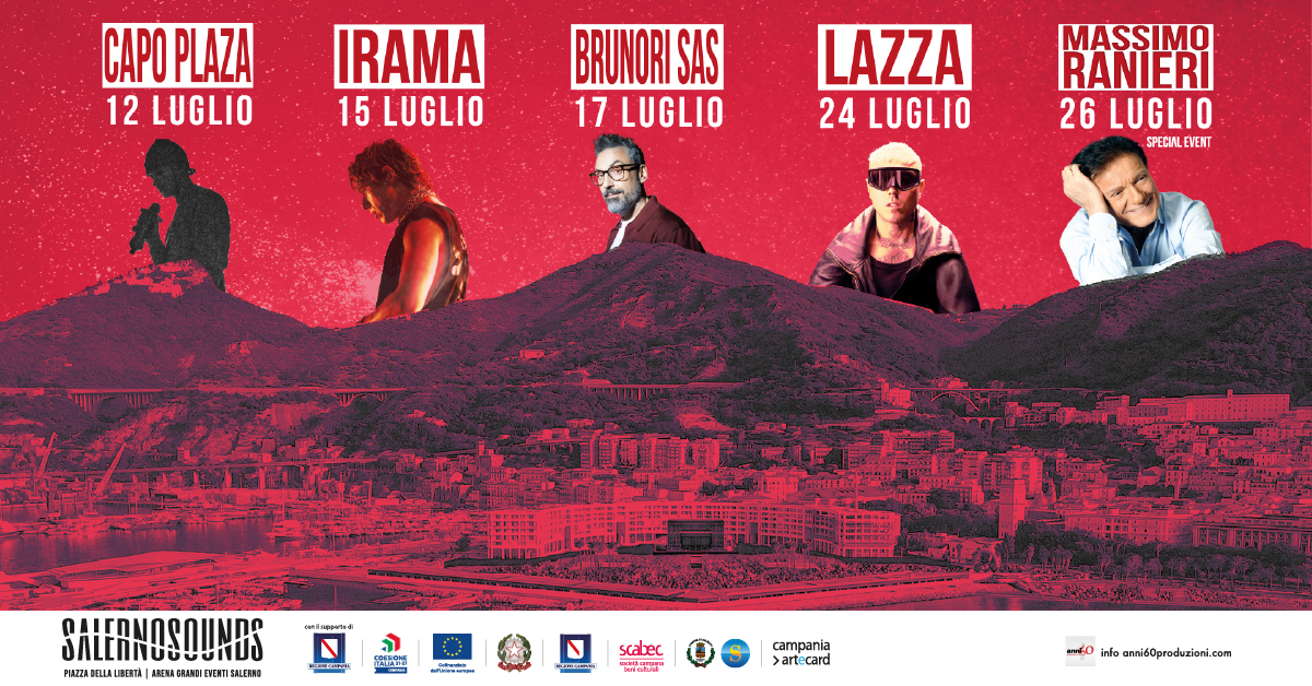 SALERNOSOUNDS, LA MUSICA LIVE ARRIVA IN PIAZZA DELLA LIBERTÀ