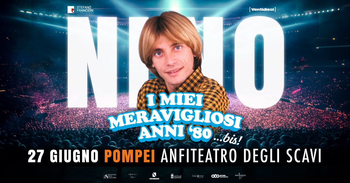 NINO D’ANGELO, SOLD OUT LA DATA AL PALASELE, IL 27 GIUGNO GRANDE CHIUSURA DEL TOUR A POMPEI