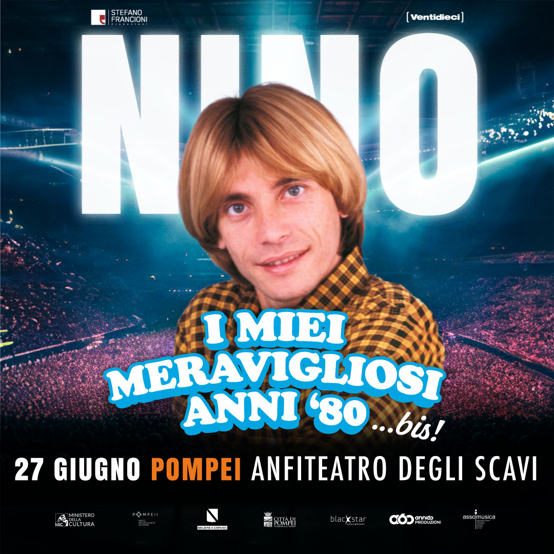 NINO D’ANGELO, SOLD OUT LA DATA AL PALASELE, IL 27 GIUGNO GRANDE CHIUSURA DEL TOUR A POMPEI