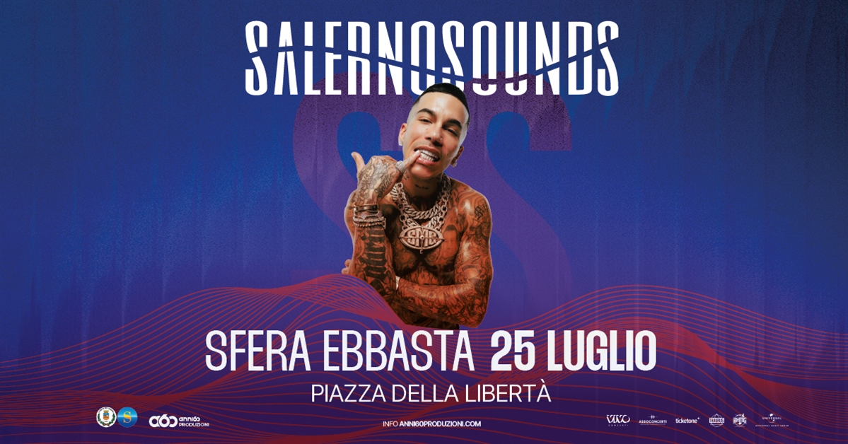 SFERA EBBASTA A SALERNOSOUNDS 2026