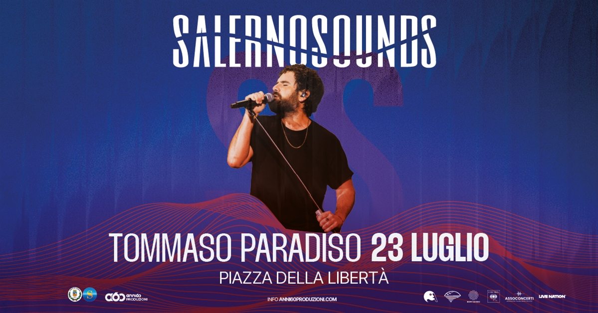 TOMMASO PARADISO A SALERNOSOUNDS 2026