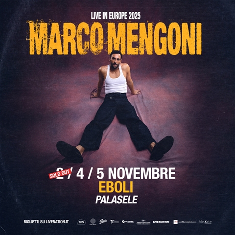 MARCO MENGONI LIVE IN EUROPE 2025