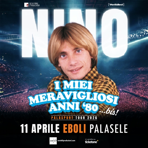 I MIEI MERAVIGLIOSI ANNI ’80… BIS!  PALASPORT TOUR 2026