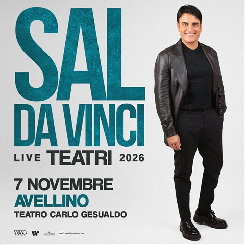 SAL DA VINCI LIVE TEATRI 2026